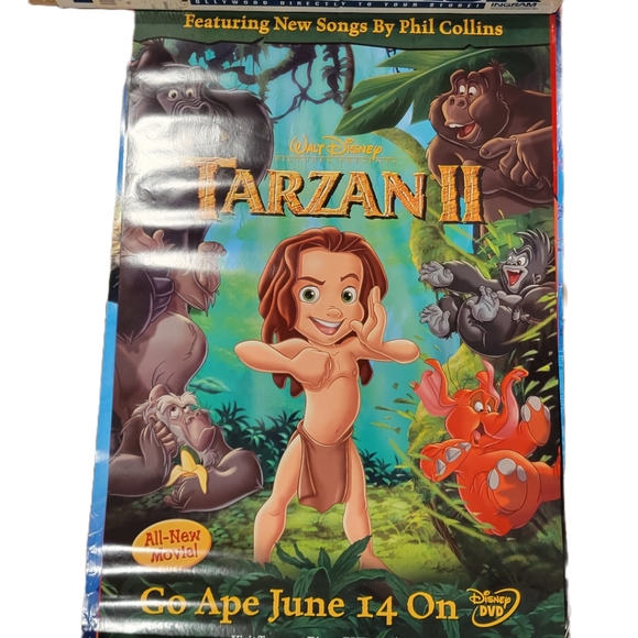 Dvd movie release poster tarzan II - Picture 1 of 1